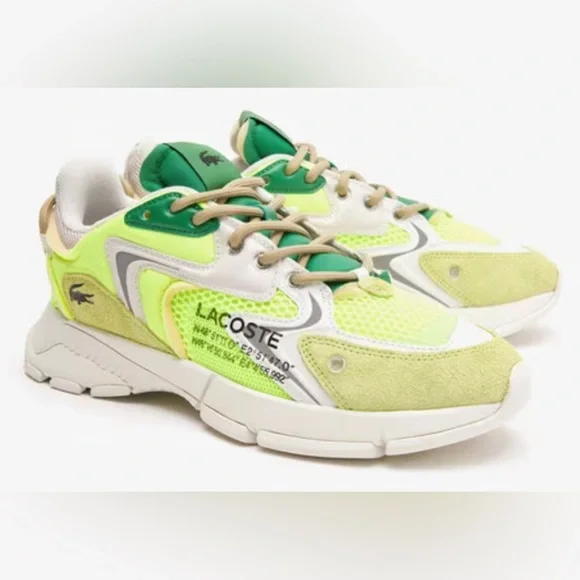 Lacoste Shoes Lacoste Mens L03neo Sneakers Yellowoff White Low